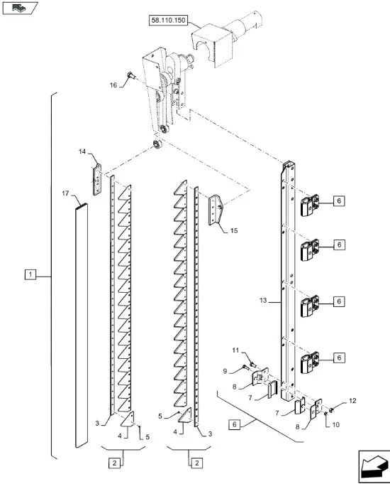 3266267 - Головка ножа