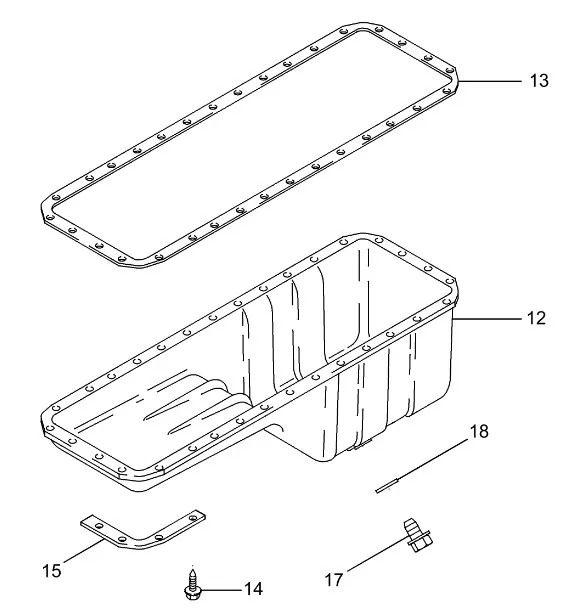 87362733 - Поддон картера двига
