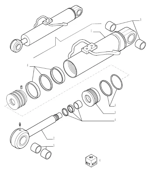 87354357 - Корпус гидравлического цилиндра