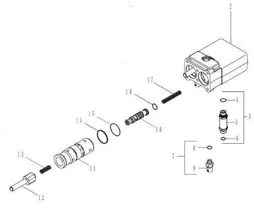 87731851 - Клапан контрол. цилиндра торм. главного TGT8./Mg.